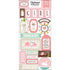 Echo Park 6"x12" SWEET BABY GIRL 2 Chipboard  Phrases 19 pc Scrapbooksrus