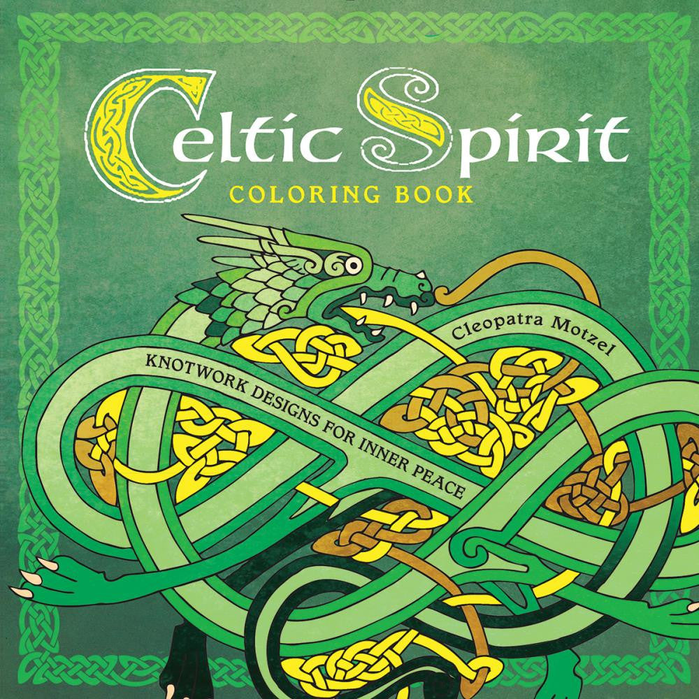 Lark CELTIC SPIRIT Adult Coloring Book 96pg 10&quot;X10&quot; - Scrapbook Kyandyland