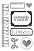 KaiserCraft HOMEMADE Clear Acrylic Stamps 4"X6" 7 pc - Scrapbook Kyandyland