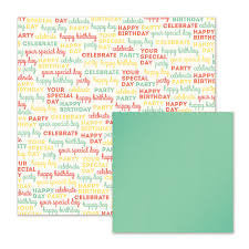 WeRM CAKES AND CANDLES 12"X12" Scrapbook Paper - Scrapbook Kyandyland