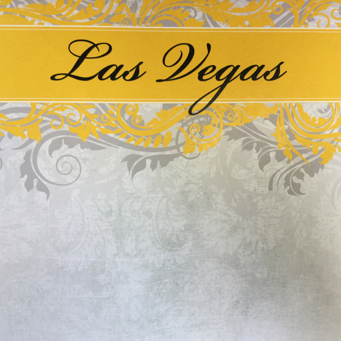 Swirl LAS VEGAS Yellow Scrapbook Paper @scrapbooksrus