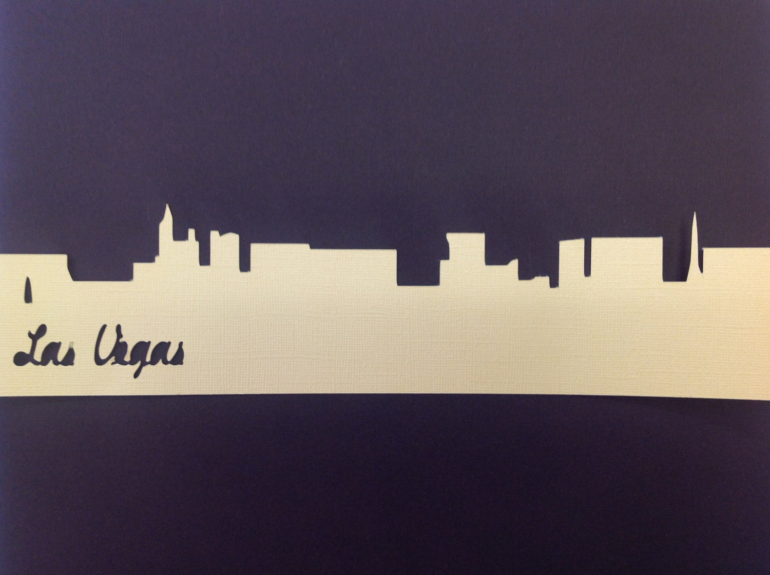 LAS VEGAS SKYLINE Travel LasVegas Bling DieCuts - Scrapbook Kyandyland