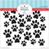 Gourmet PAW PRINTS Pet Stencil 6"X6" - Scrapbook Kyandyland