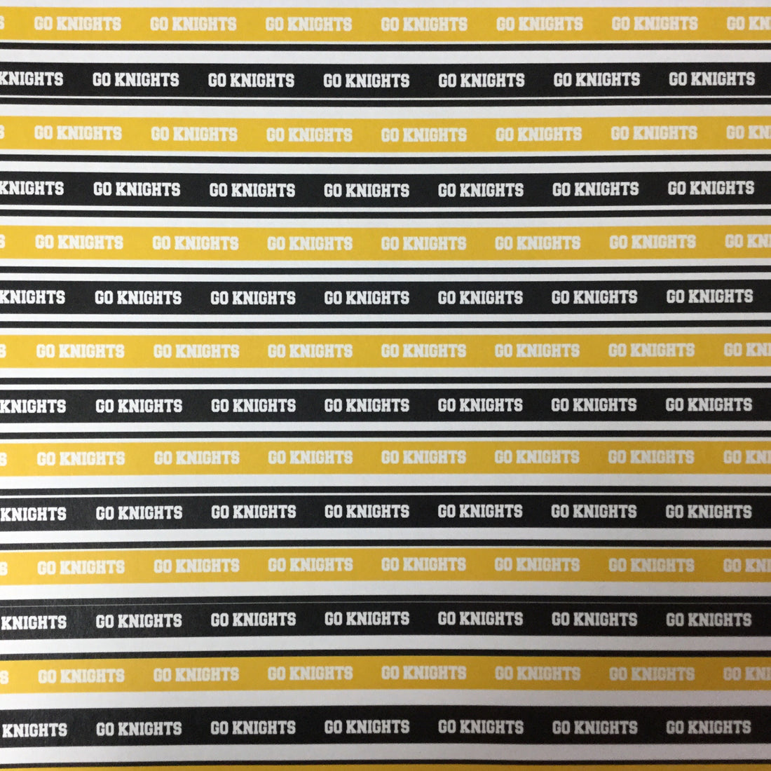 GOLDEN KNIGHTS Stripe 12"X12" Custom Travel Cardstock Sheet LV @Scrapbooksrus