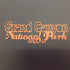 GRAND CANYON NATIONAL PARK Die Cut 3"X 8" - Scrapbook Kyandyland