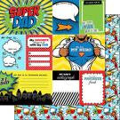 SUPERHERO DAD DS JOURNAL 12&quot;X12&quot; Paper - Scrapbook Kyandyland