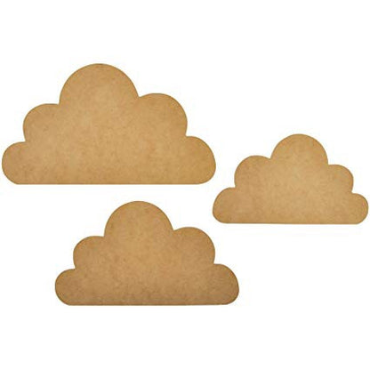 Kaisercraft CLOUD WALL ART 3D Wood DIY 3pc