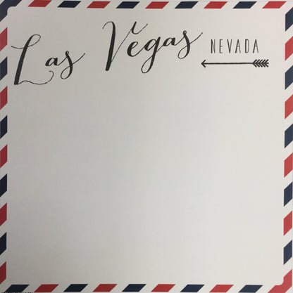 LAS VEGAS Mail Arrows 12&quot;X12&quot; Scrapbook Paper Scrapbooksrus