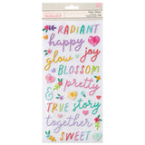 Thickers Paige Evans Blooming Wild RADIANT Puffy Stickers