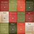 Kaisercraft CHRISTMAS CAROL White Christmas 12"X12" Sheet - Scrapbook Kyandyland