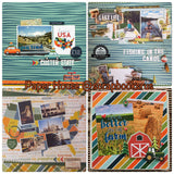 Paper House DISCOVER USA Scrapbook Crafting Kit