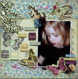 Kaisercraft BOTANICAL ODDYSSEY 12"X12" Cardstock Sticker Sheet