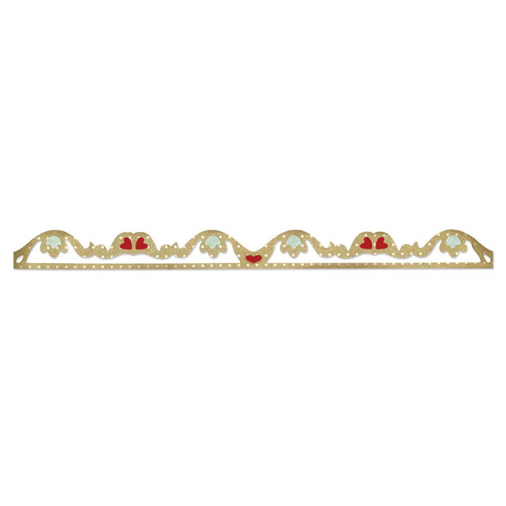 Sizzix Sizzlits Decorative Strip ROMANTIC RUFFLE Die Border