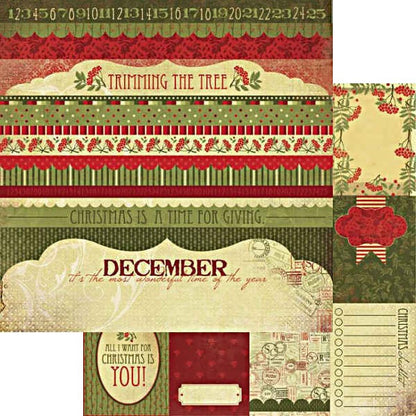 Kaisercraft TWIG &amp; BERRY Collection 12&quot;X12&quot; 1 Sheet - Scrapbook Kyandyland