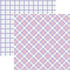 Reminisce Plaid Pastels PLAID TWO 12"X12" Scrapbook Paper Scrapbookrus