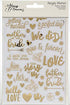 Simple Stories ALWAYS & FOREVER Clear Stickers  @scrapbooksrus