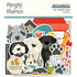 Simple Stories Pet Shoppe Dog - BITS & Pieces  Cardstock Die-Cut 53pc Scrapbookrus