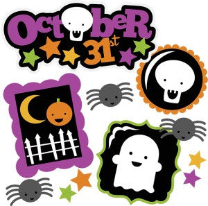 Doodlebug GHOSTIE Doodle-Pops 3D Stickers - Scrapbook Kyandyland