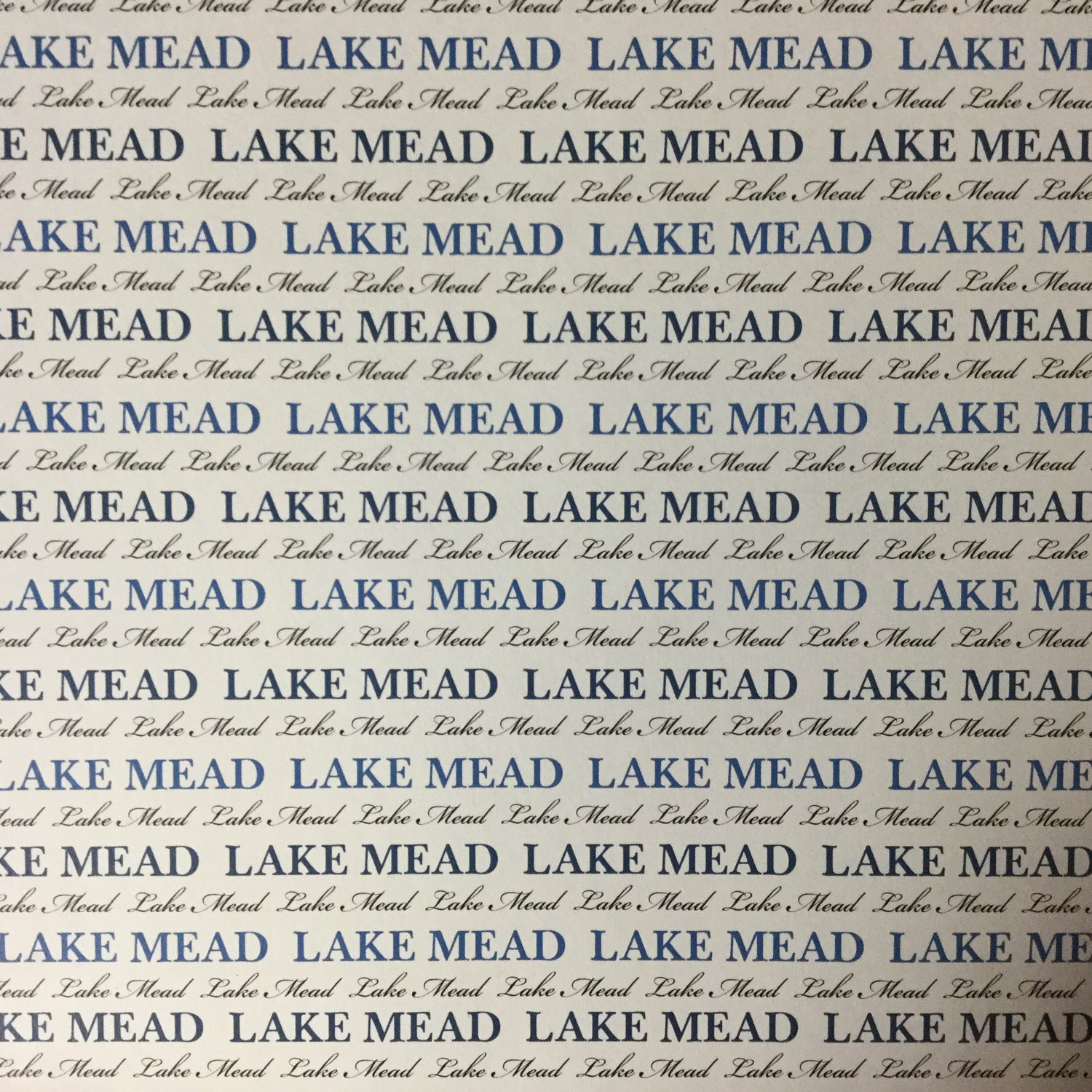 LAKE MEAD Pride 12x12 Scrapbook Paper Scrapbooksrus