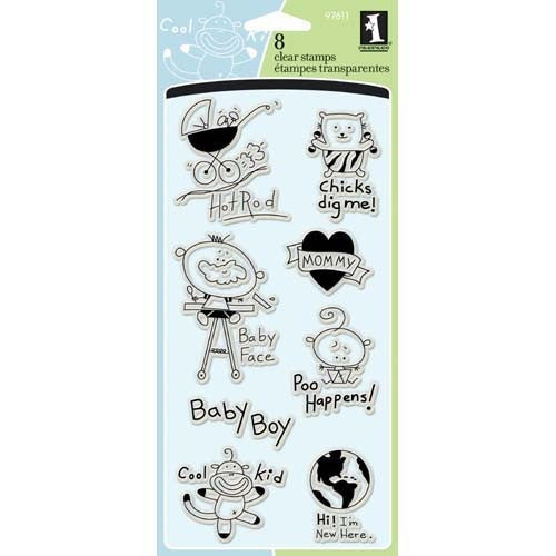 Inkadinkado LITTLE TYKE Clear Stamps 8pc - Scrapbooksrus