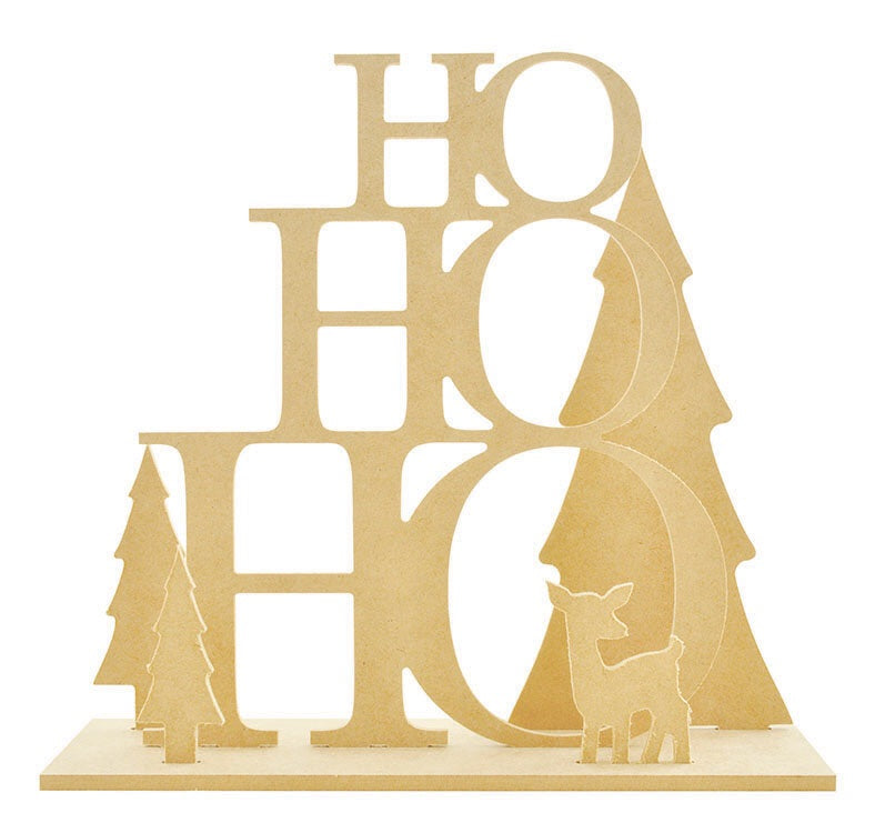 Kaisercraft HO HO HO SCENE 3D Wood DIY 1pc