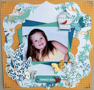 Kaisercraft HUMMINGBIRD 12&quot;X12&quot; Cardstock Sticker Sheet