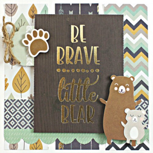 Kaisercraft  Hide And Seek ADVENTURE 12X12 Foil Scrapbook Paper Scrapbooksrus