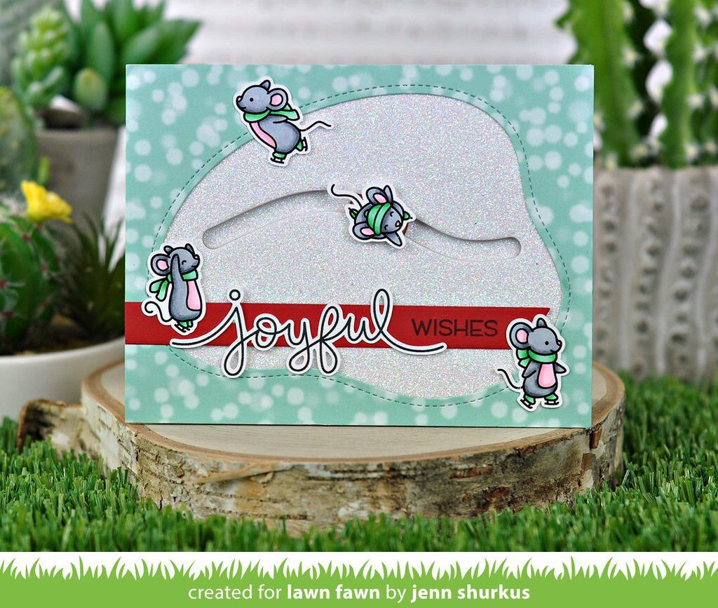 Lawn Fawn Cuts STITCHED POND Card Ideas @Scrapbooksrus Las Vegas