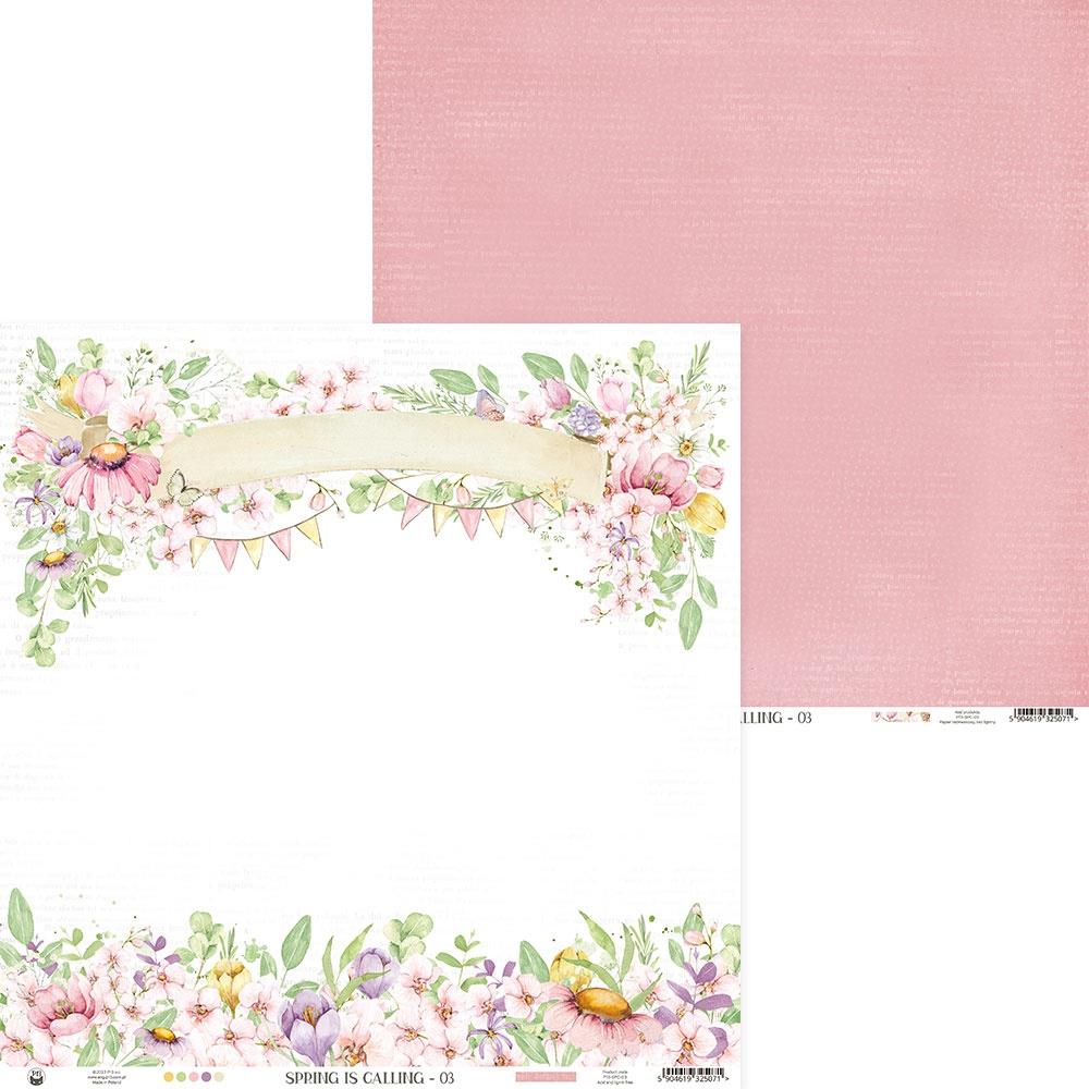 P13 SPRING IS CALLING 12&quot;X12&quot; Designer Paper Pack Pad Scrapbooksrus