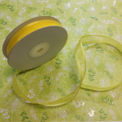 Thin Edge Organza Ribbon - 1.5 Wide Online Ribbon - May Arts