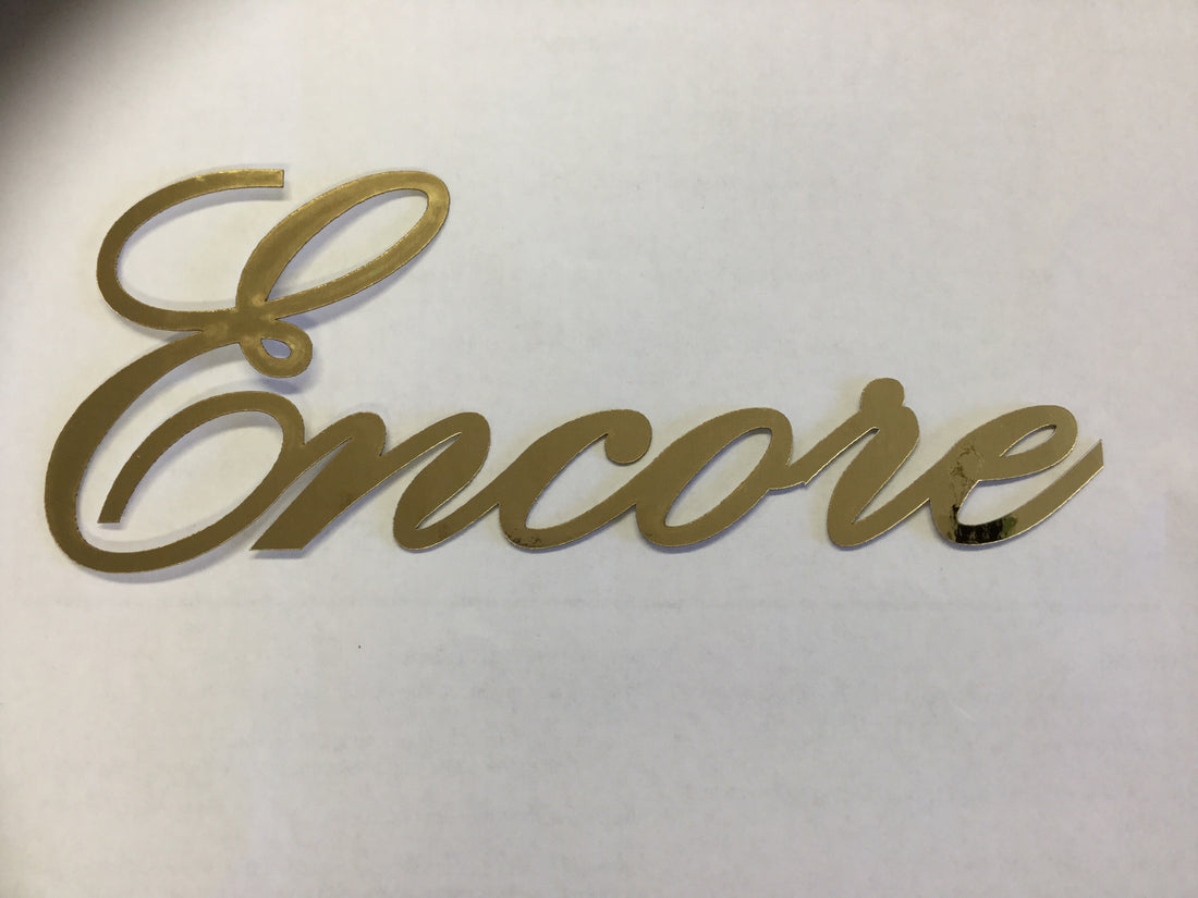 ENCORE METALLIC Laser Cuts 3&quot;X7&quot;