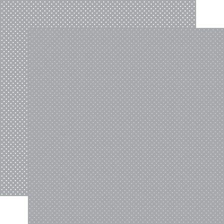 Carta Bella GREY DOTS 12"X12" Scrapbook Paper