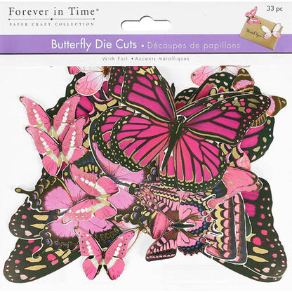 Forever in Time BUTTERFLY Dic Cuts 33pc