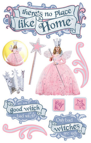 Paper House GLINDA The Wizard Of Oz 3D Stickers 10pc - Scrapbook Kyandyland