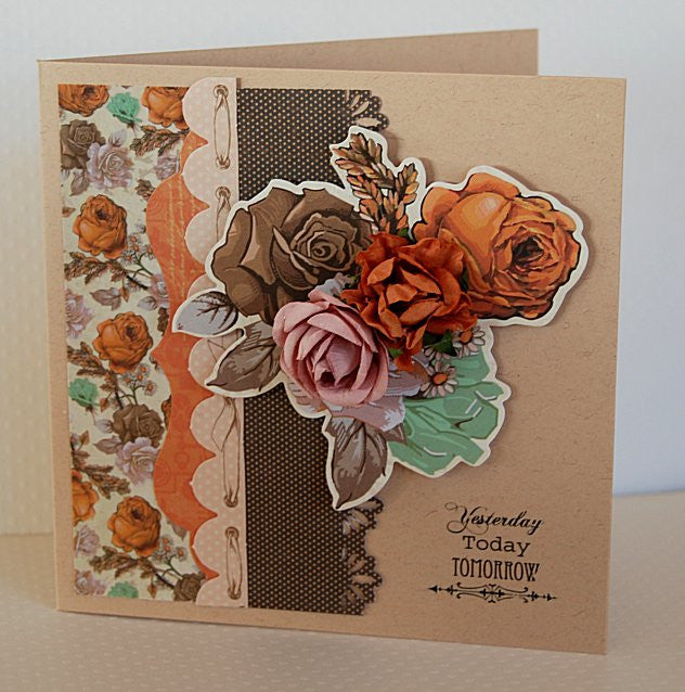 Kaisercraft MISS EMPIRE Double-Sided 12&quot;X12&quot; Cardstock Sheet - Scrapbook Kyandyland