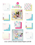 Webster's Pages SWEET ROUTINE Paper Kit 11pc Scrapbooksrus